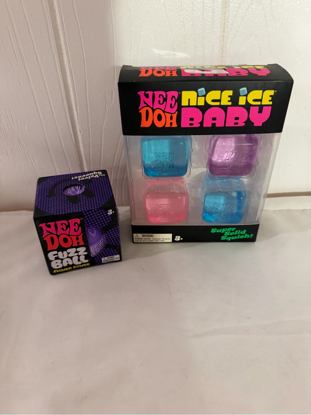 Nice Ice Baby Squishies and fuzz ball